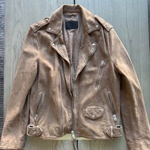 Mens Medium Suede All Saints Jacket